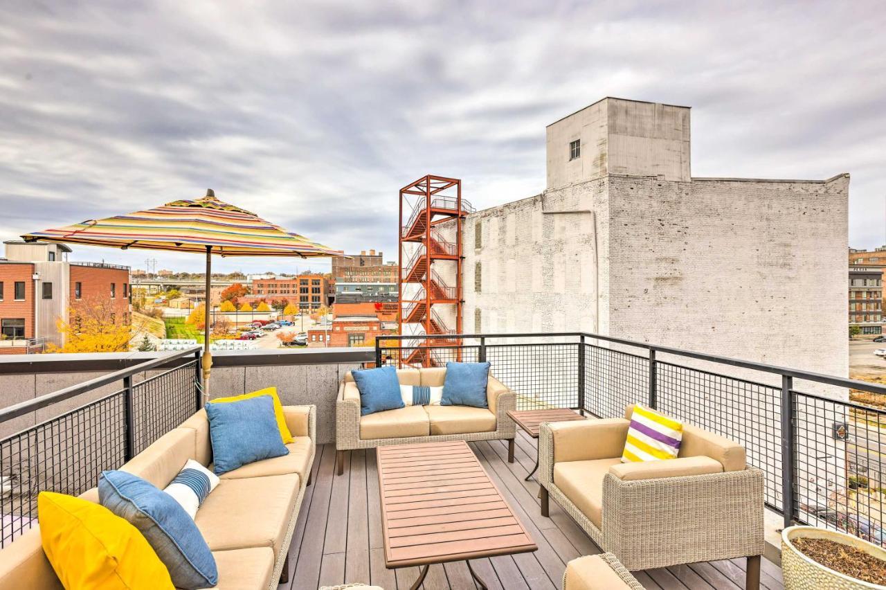 Downtown Condo With Rooftop Patio And City Views! Omaha Exterior photo